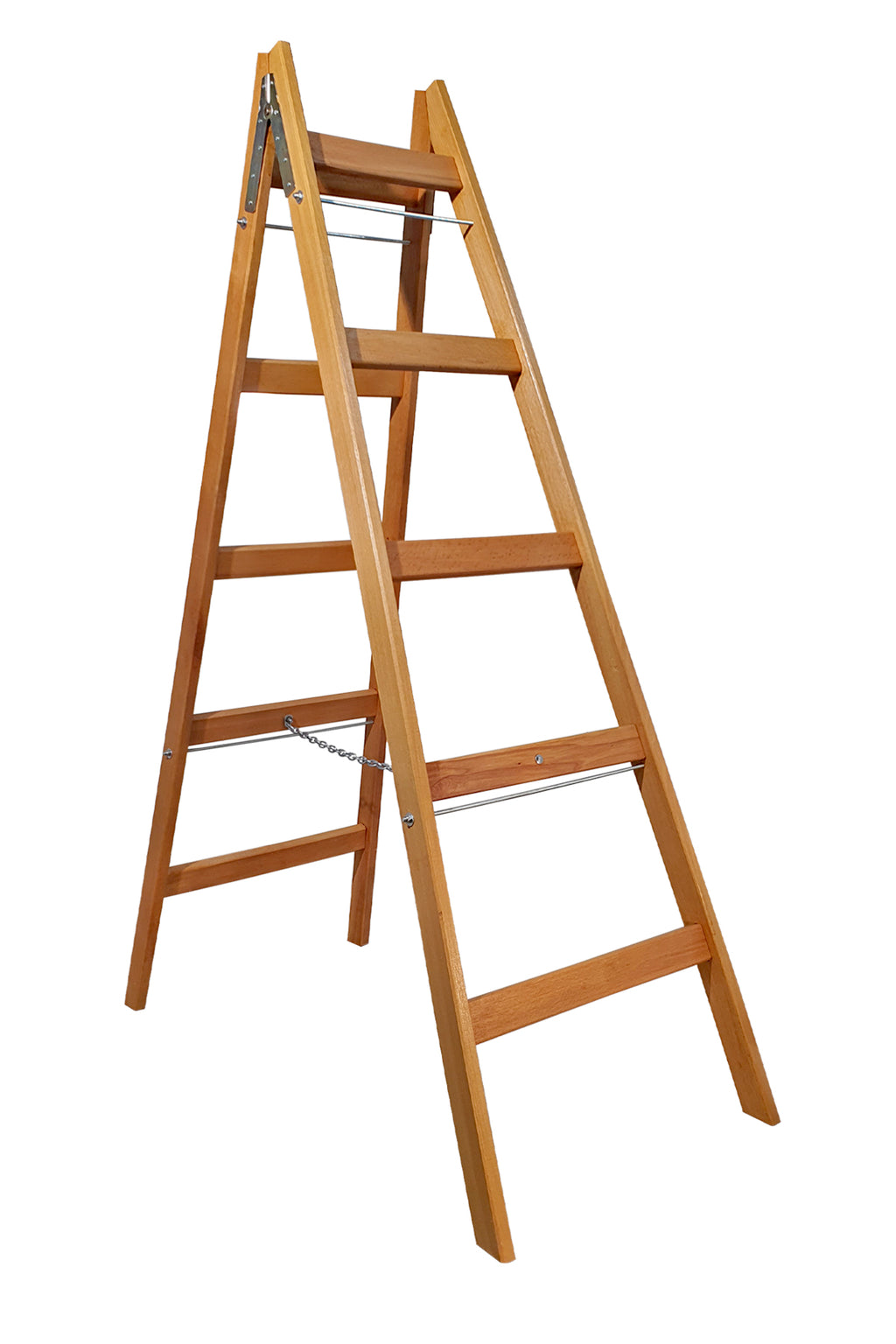 A Tipi Ahşap Merdiven 5+5 Basamaklı