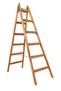 A Tipi Ahşap Merdiven 6+6 Basamaklı