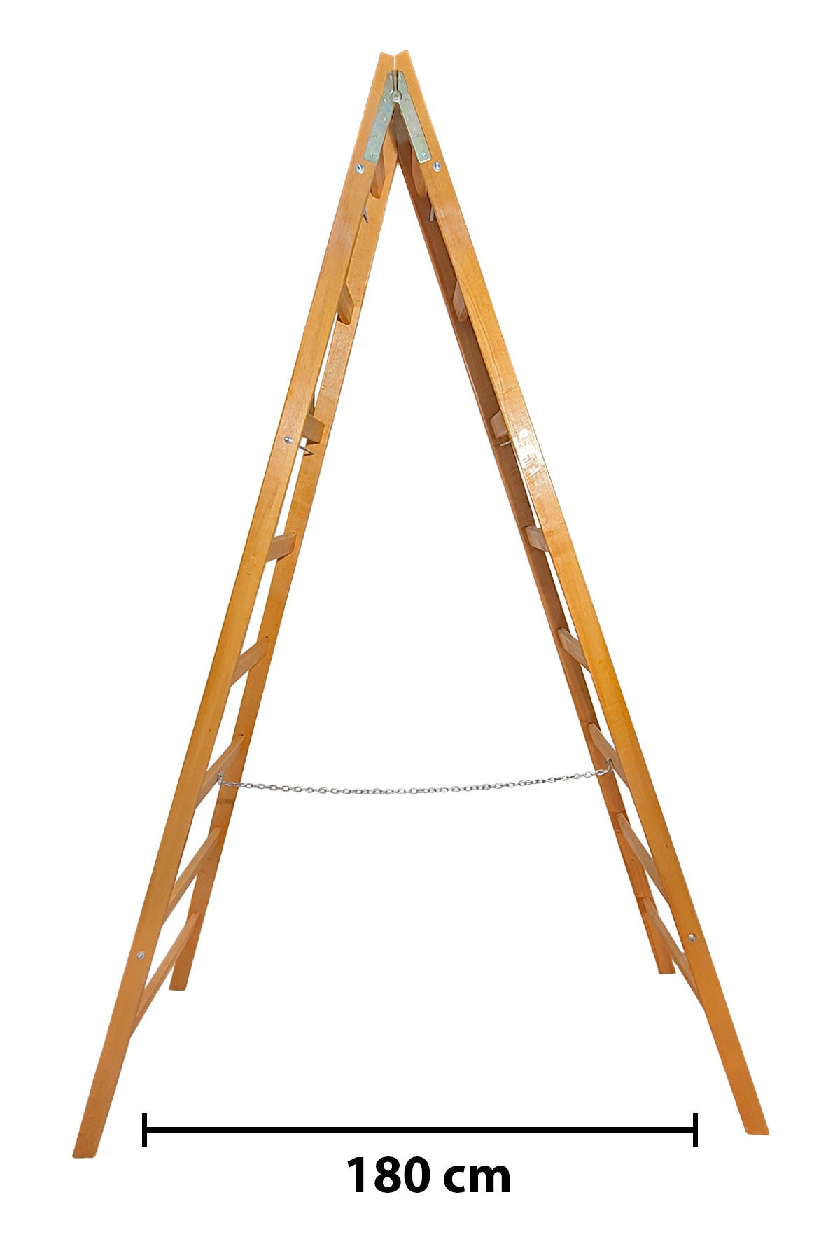 A Tipi Ahşap Merdiven 8+8 Basamaklı