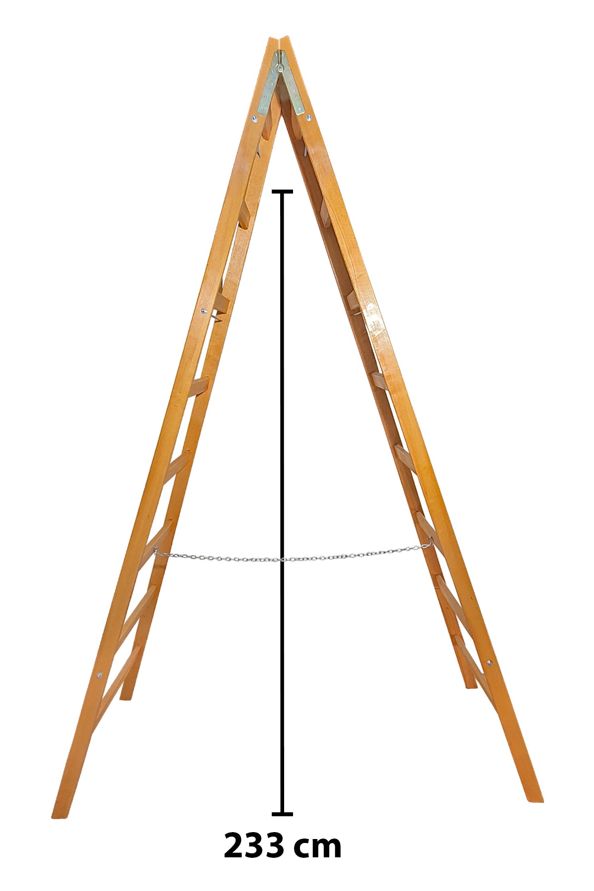 A Tipi Ahşap Merdiven 8+8 Basamaklı