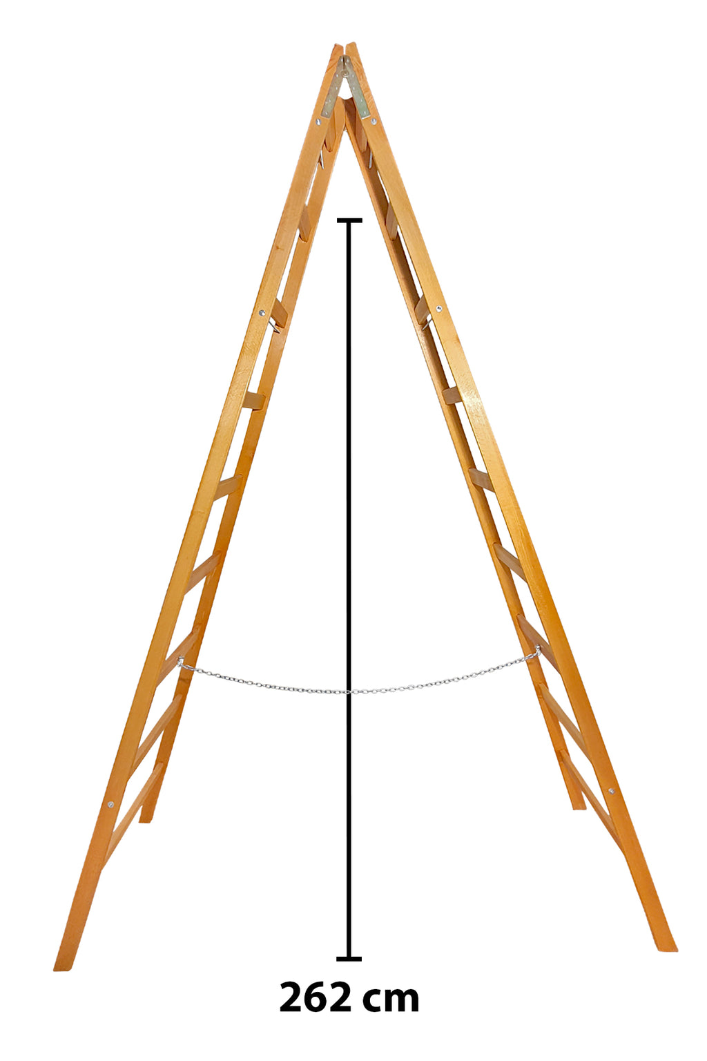 A Tipi Ahşap Merdiven 9+9 Basamaklı
